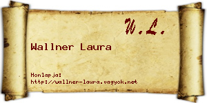 Wallner Laura névjegykártya